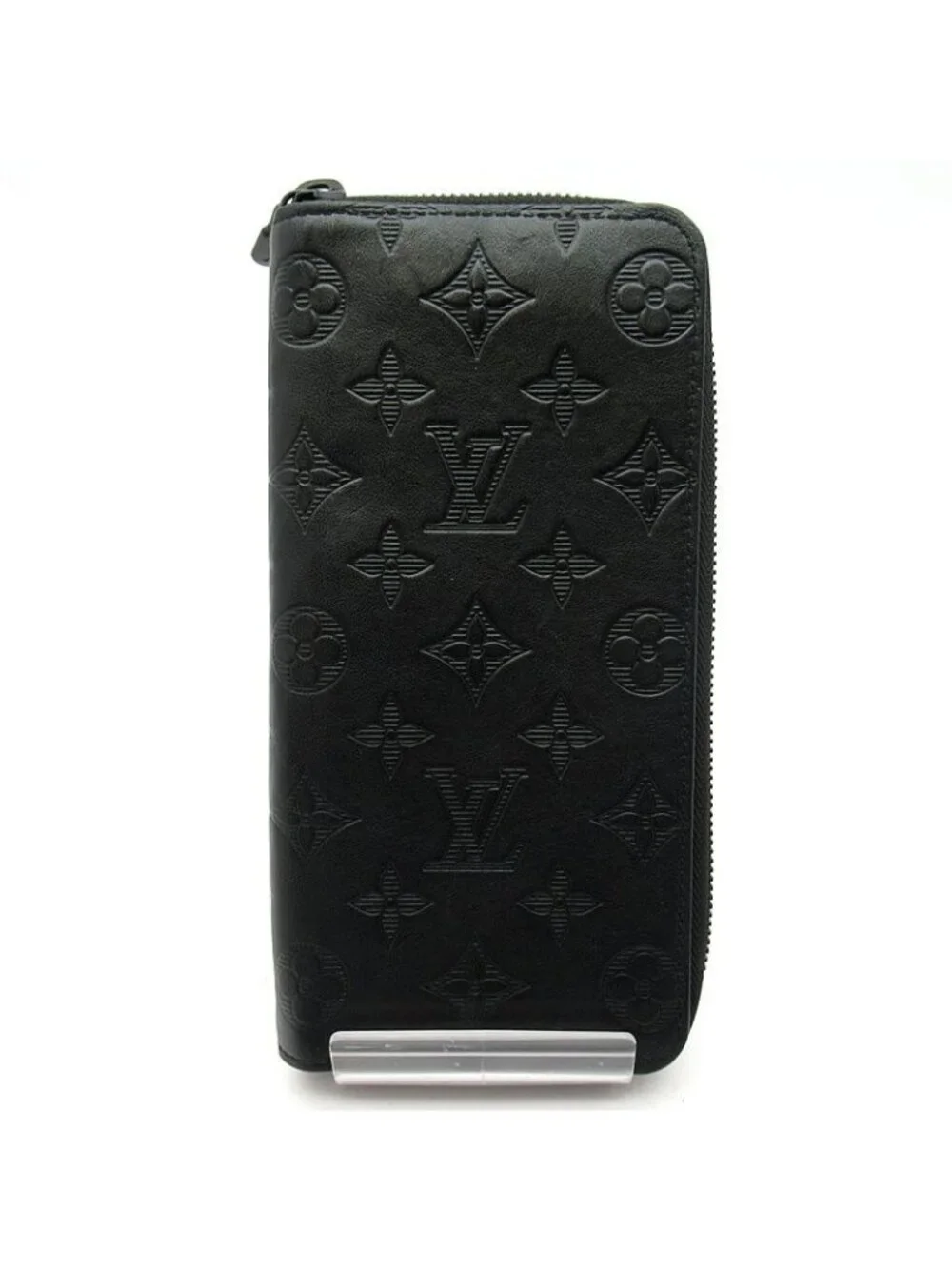 Louis Vuitton Zippy Wallet Vertical Monogram Shadow Black
